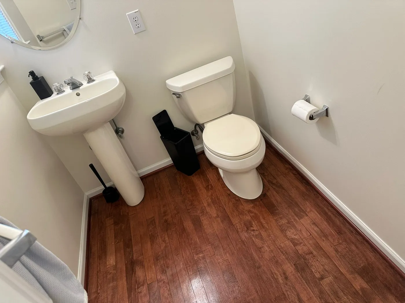 Bathroom after a clean
