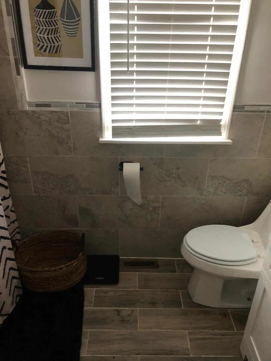 Bathroom after a clean