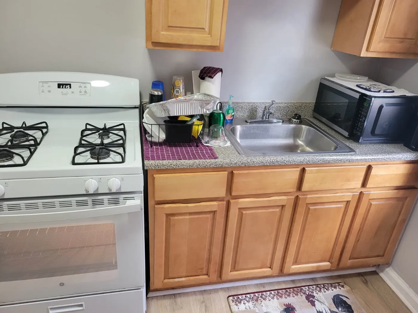 Kitchen after a clean