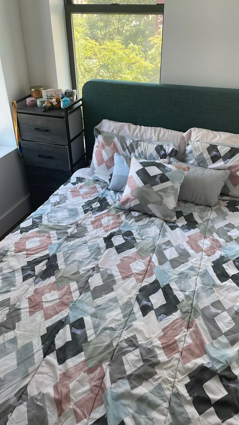 Bedroom after a clean
