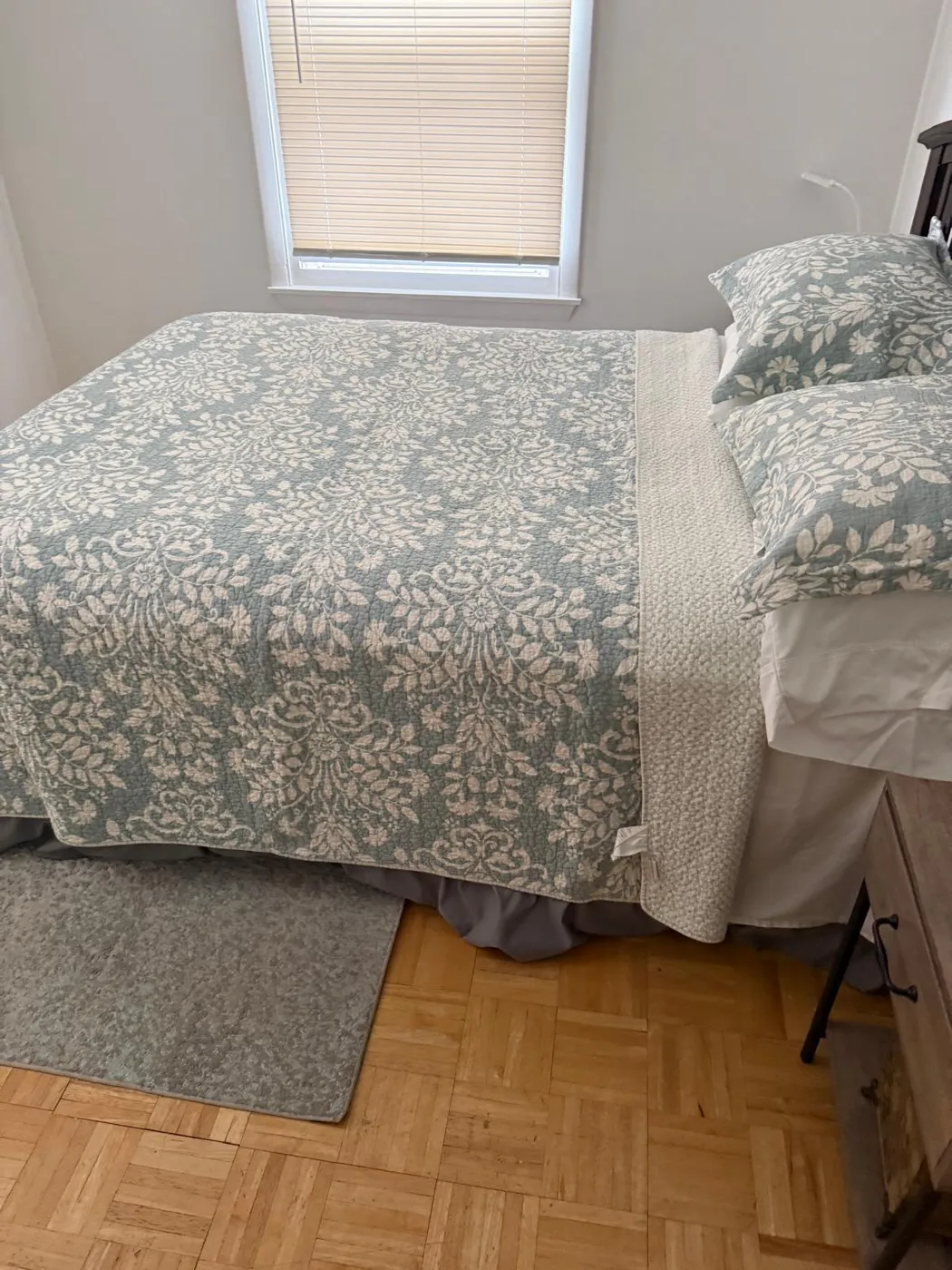Bedroom after a clean