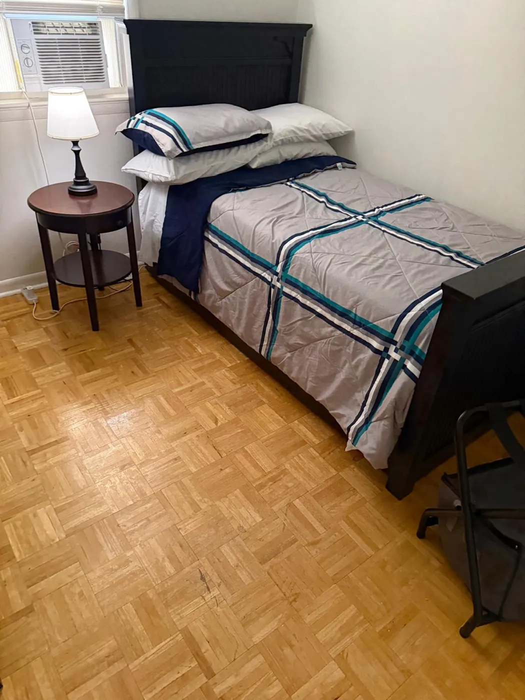 Bedroom after a clean