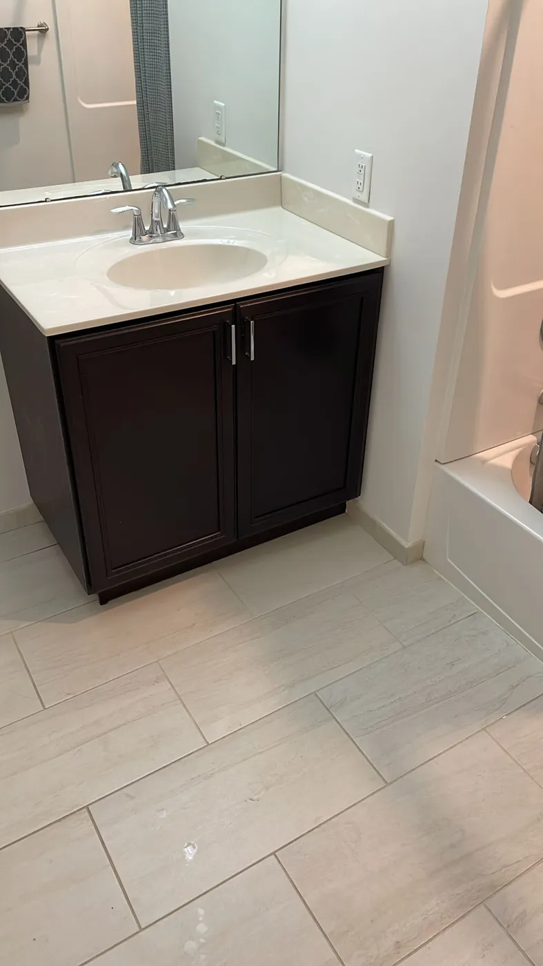 Bathroom after a clean
