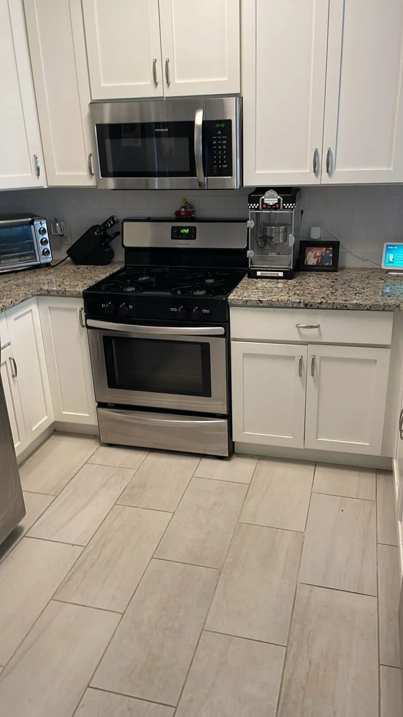 Kitchen after a clean