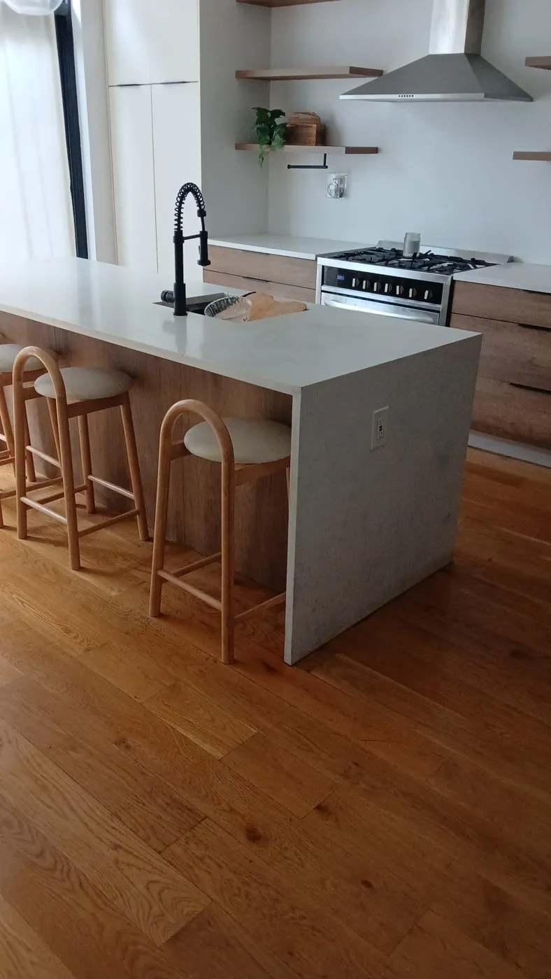 Kitchen after a clean
