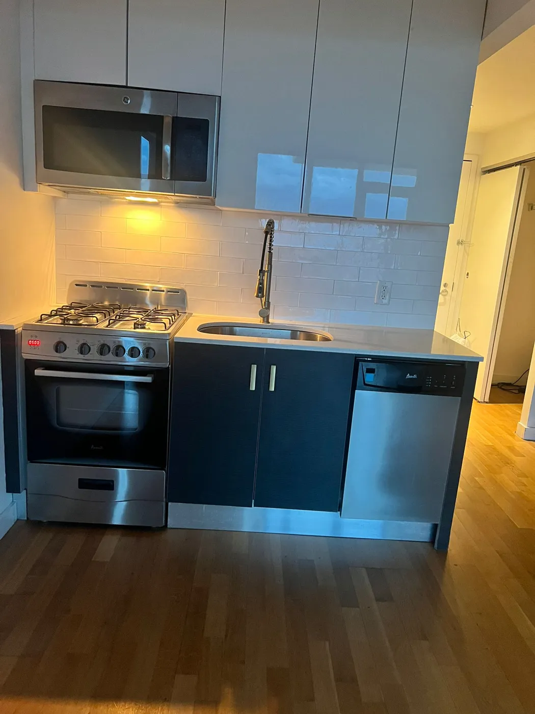 Kitchen after a clean